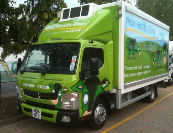 West Horsley Dairy Eco Hybrid vehicle
